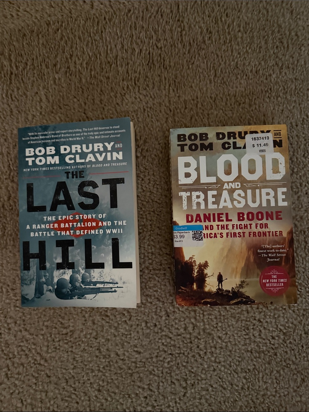 The Last Hill - Military History Paperback (Blue)